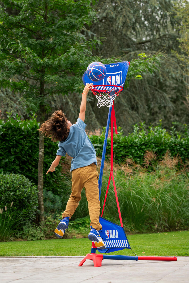 Kinder Basketball Korbanlage höhenverstellbar 1m bis 1,80m - Hoop 500 Easy NBA