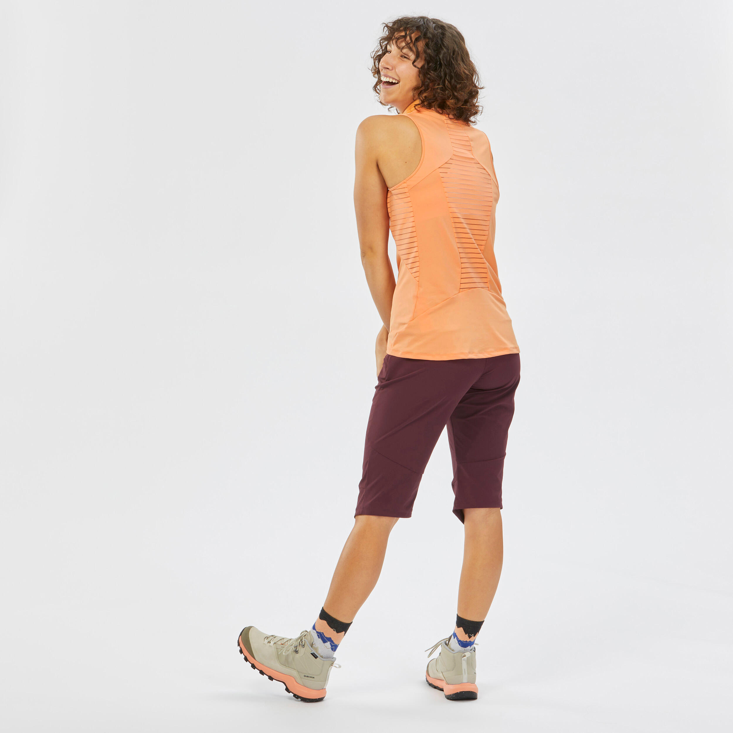 Бриджи для горных походов женские MH500 QUECHUA