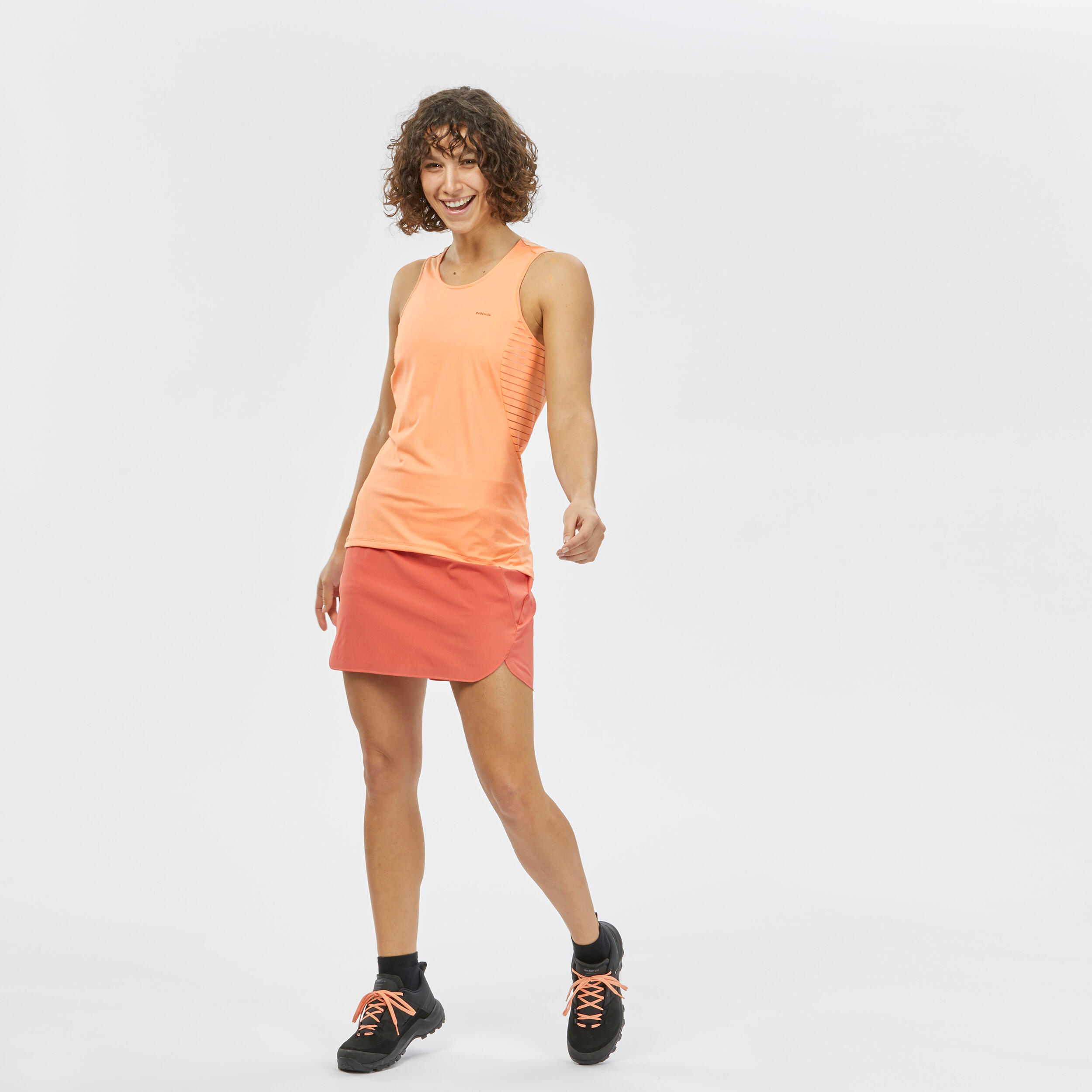 Canotta trekking donna MH500 melone 2/7