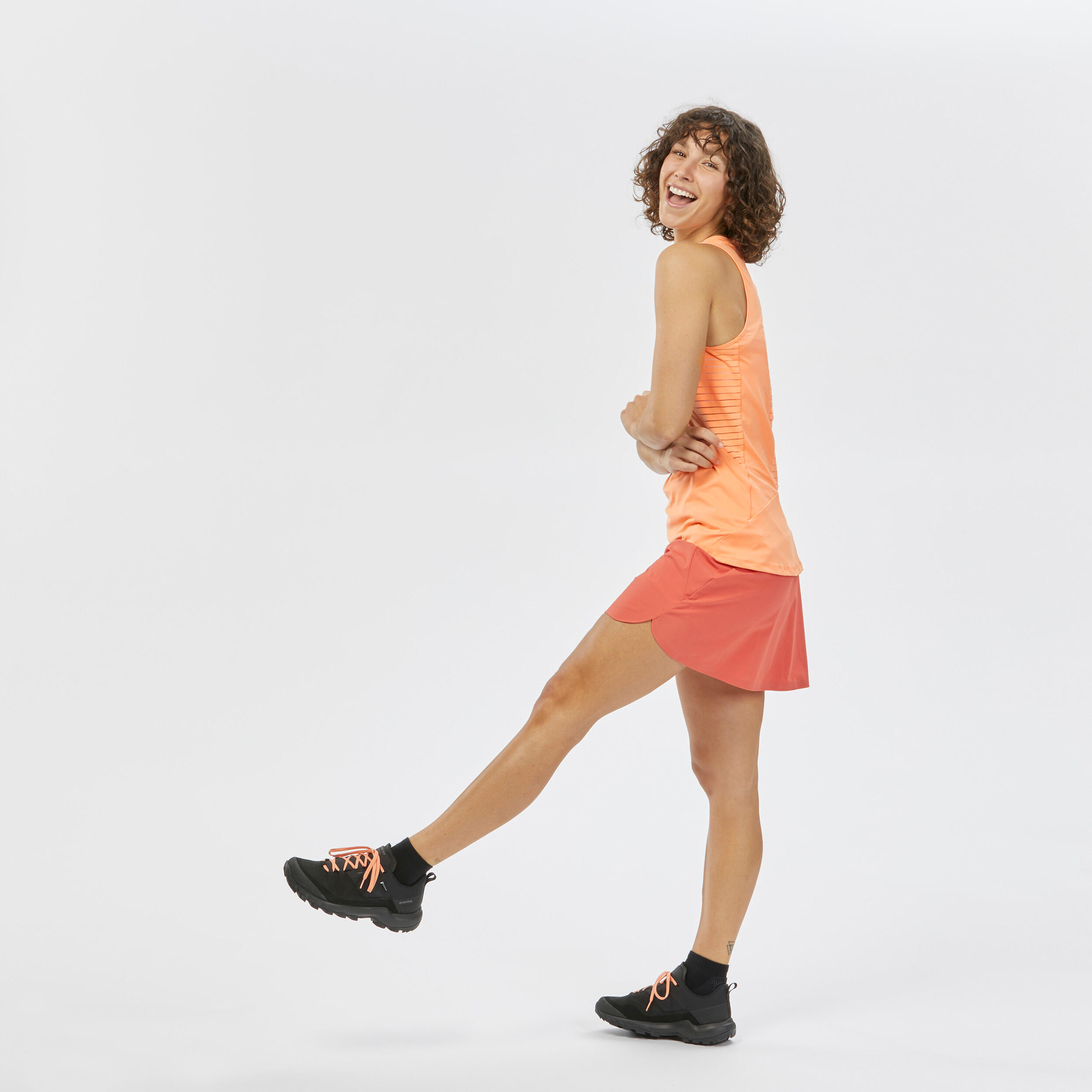 Wandertop Damen - MH500 orange 6/8