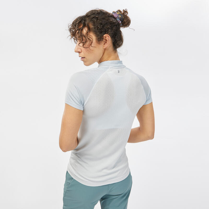 T-shirt manches courtes de randonnée montagne - MH900 - Femme
