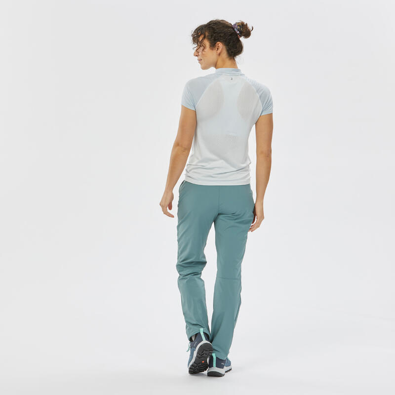 T-shirt trekking donna MH900 grigio chiaro