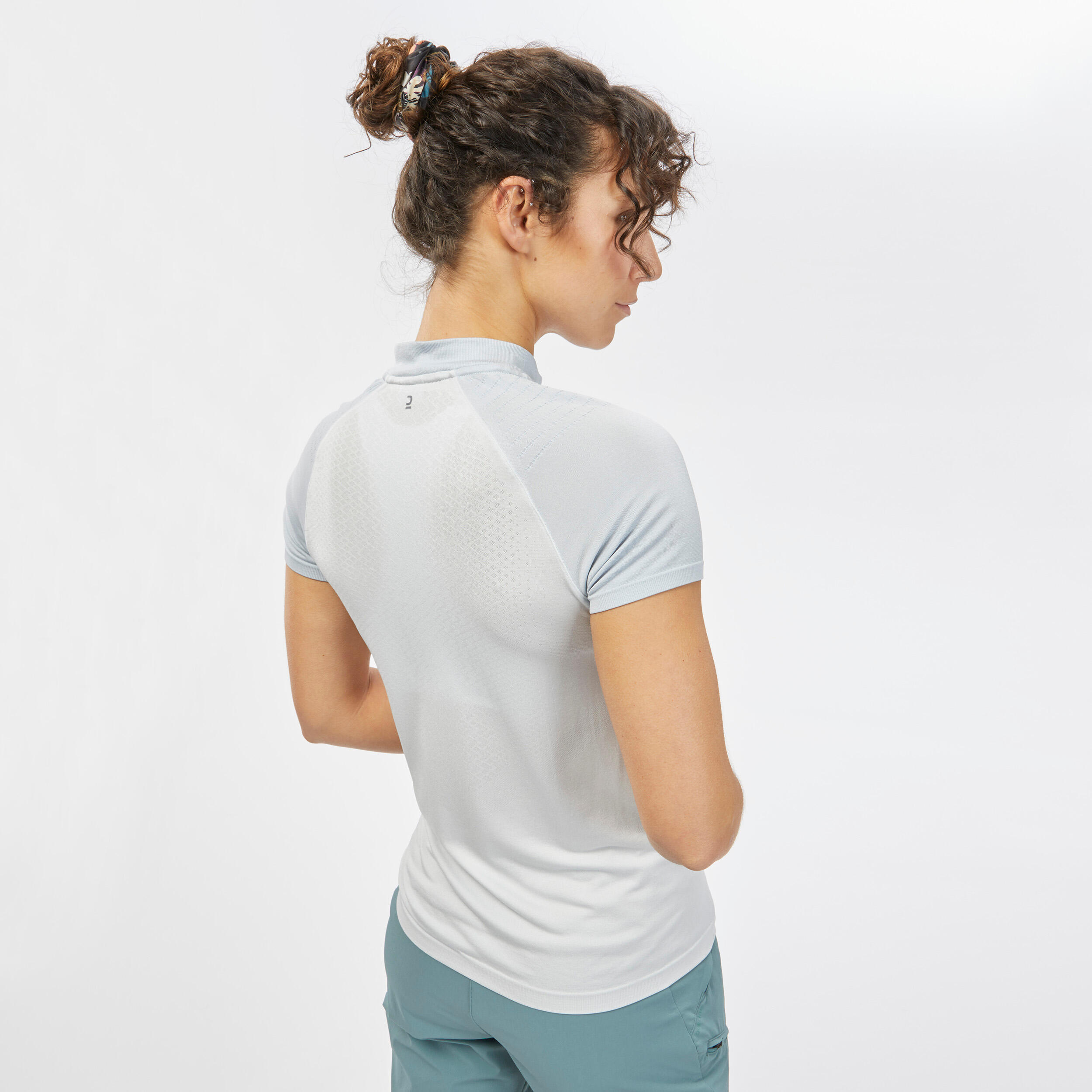 Women's Mountain Walking Short-Sleeved T-Shirt MH900 6/8