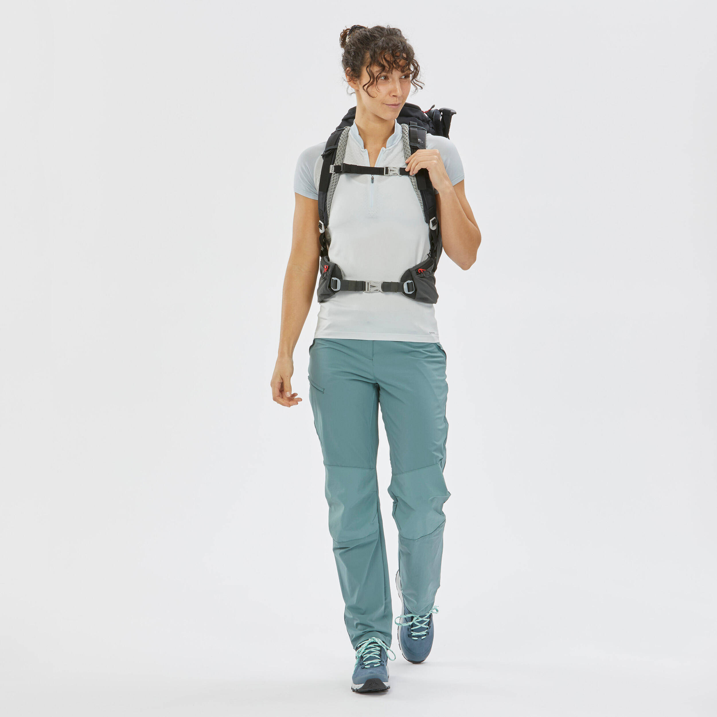 Women Dry Fit Activewear Ultra-Light T-Shirt Off White - MH900 -  4