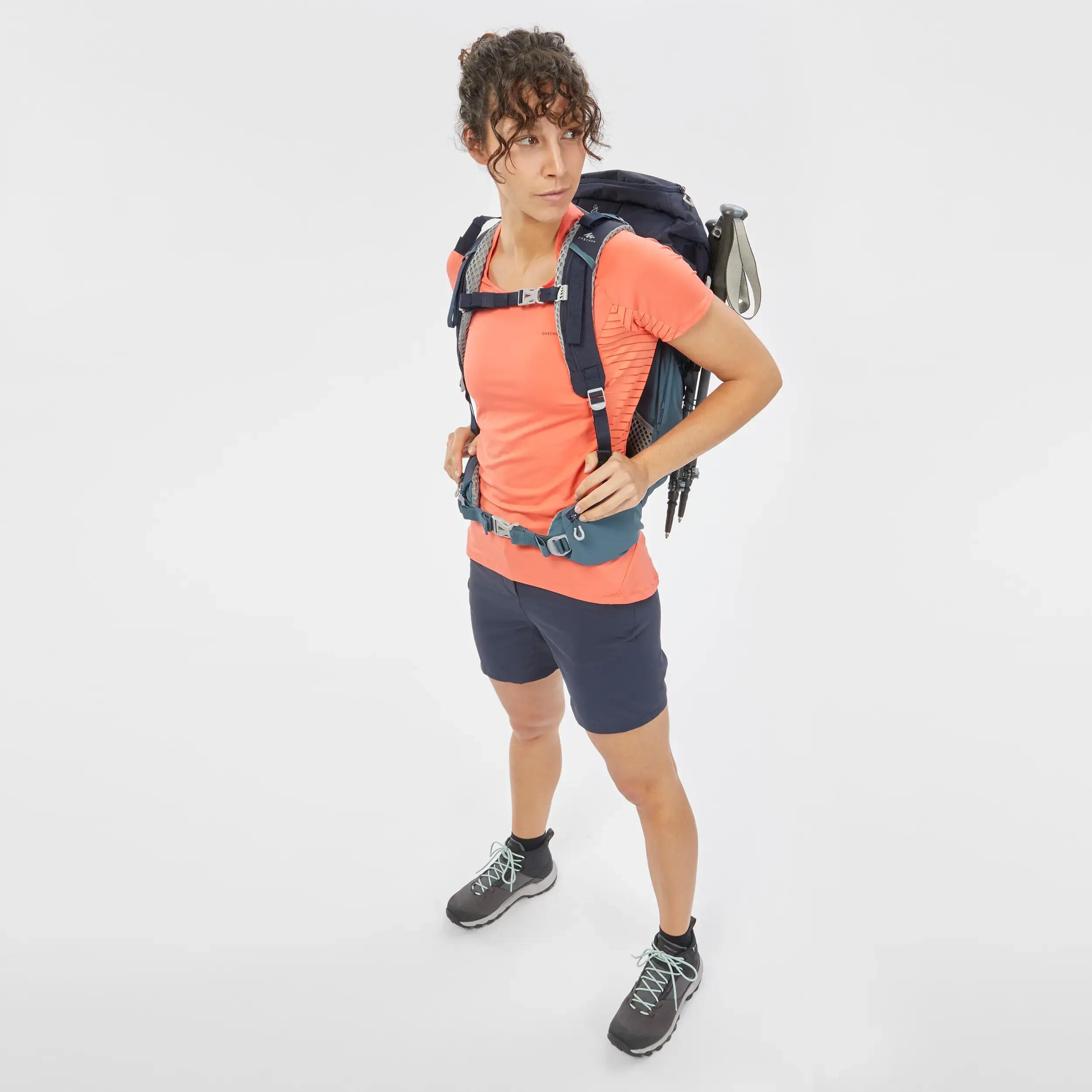 Kadın Outdoor Şort - Lacivert - MH100 4/9