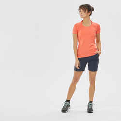 Women's Mountain Walking Short-Sleeved T-Shirt MH500