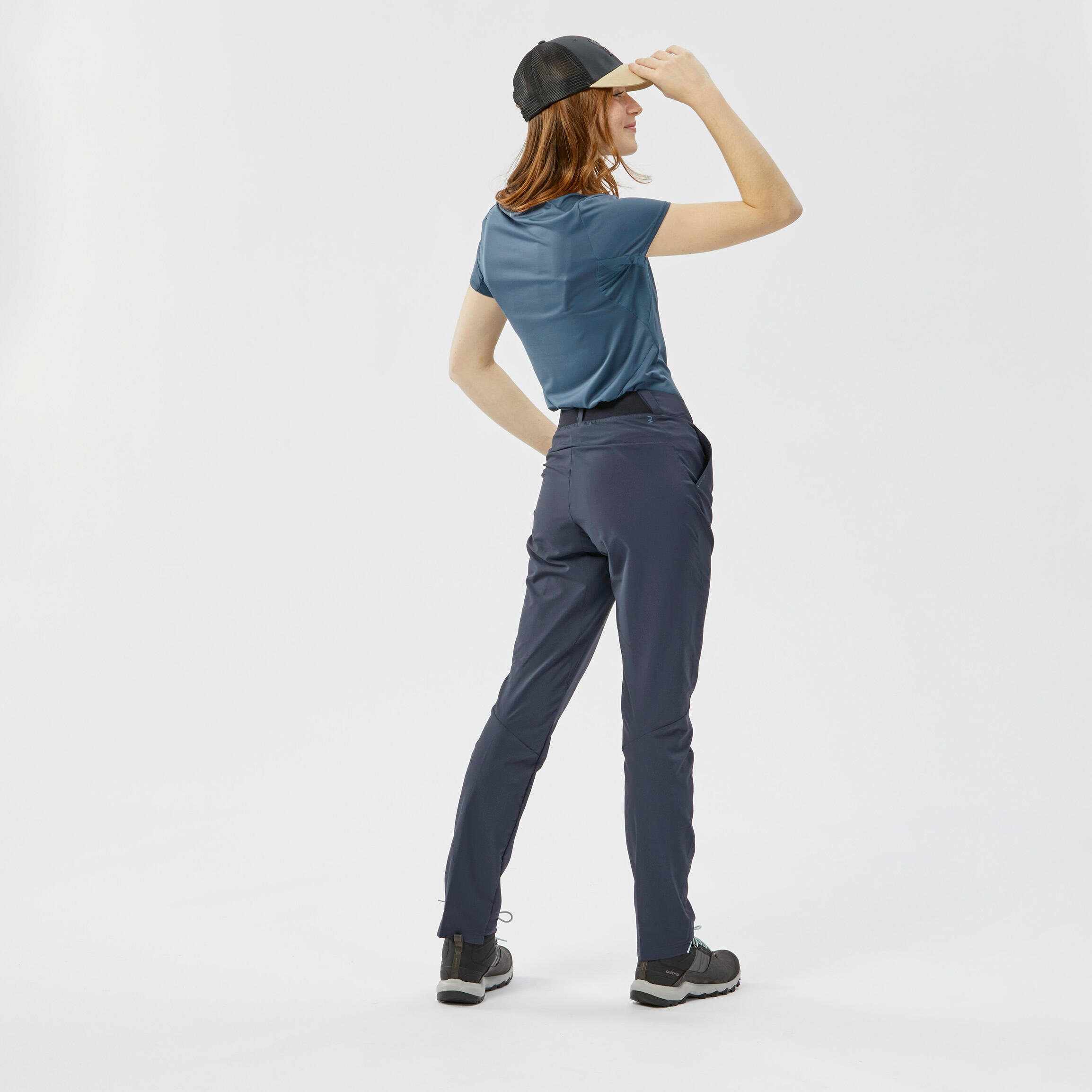 Pantalon de randonnée femme – MH 100 7/16