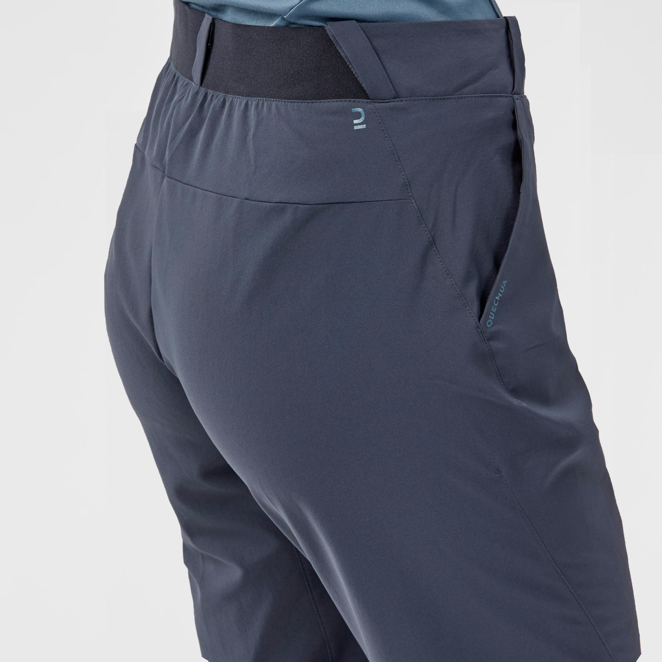 Women Lightweight Dry Fit Pants Dark Blue - MH100
