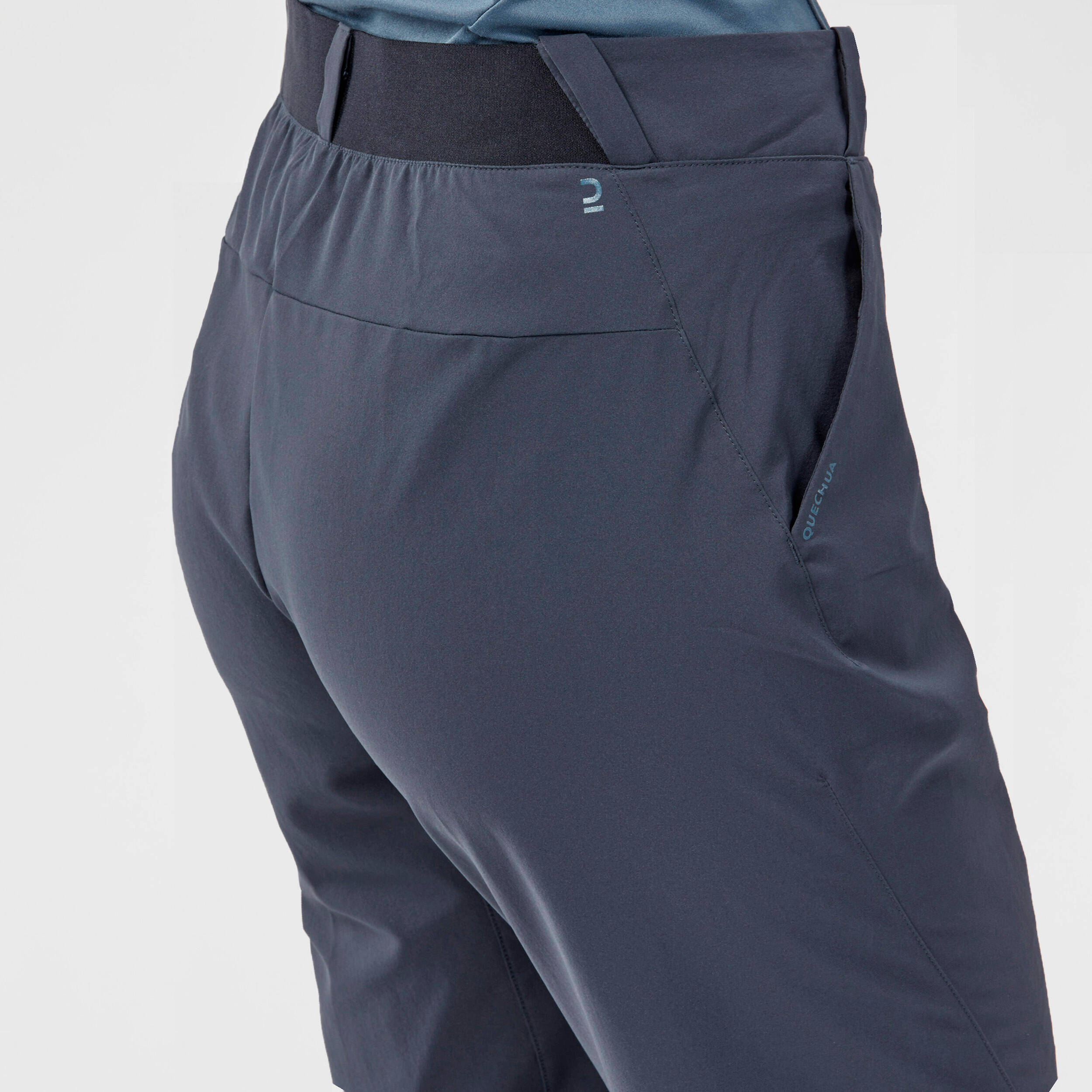 Women Lightweight Dry Fit Pants Dark Blue - MH100 -  2