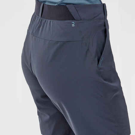 Pantalón de montaña y trekking Mujer MH100 azul