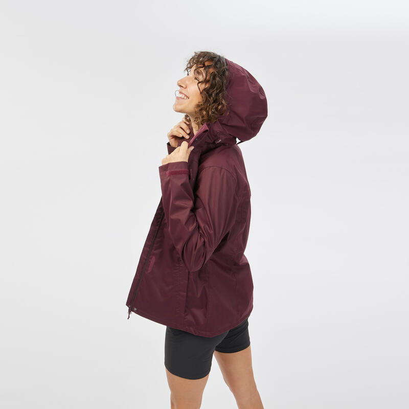 Veste imperméable de randonnée montagne - MH100 - Femme