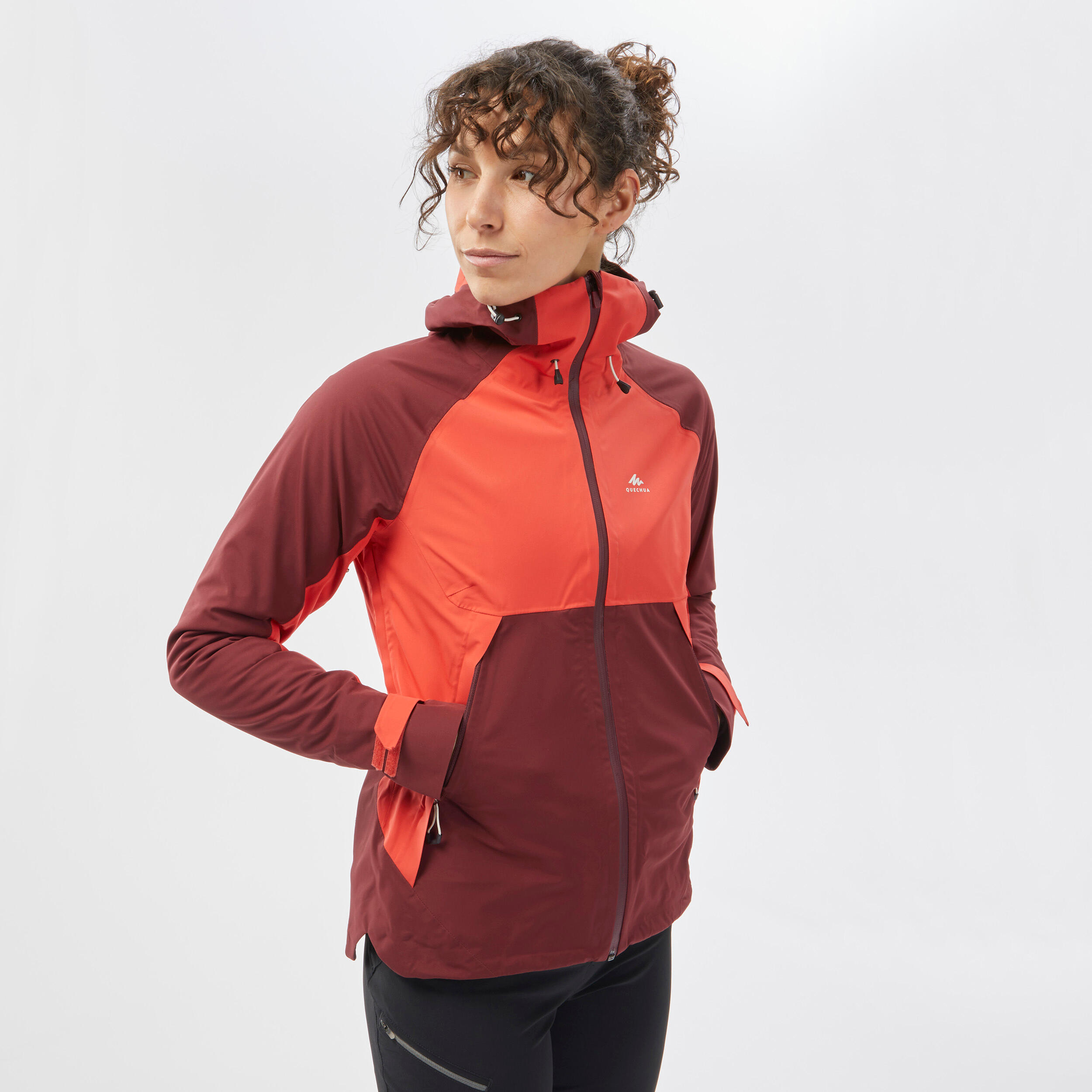 Chamarra ligera impermeable de senderismo montaña - MH500 - Mujer -  Decathlon