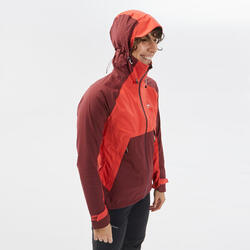 Wanderjacke Bergwandern MH500 Wasserdicht Damen honiggelb QUECHUA -  DECATHLON