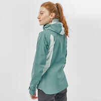 Women's Waterproof Mountain Walking Jacket - MH500