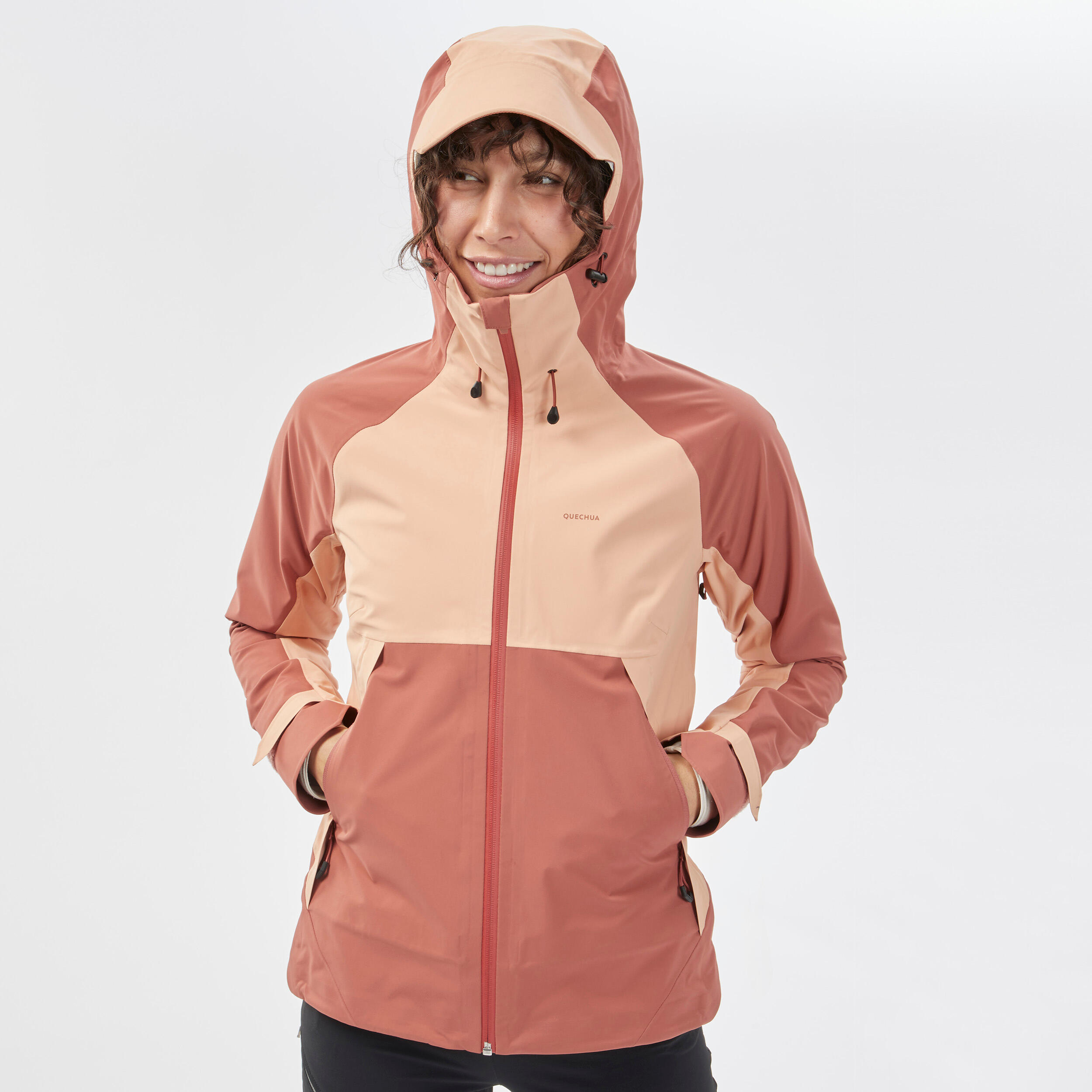 Women's Waterproof Mountain Walking Jacket - MH500 8/17