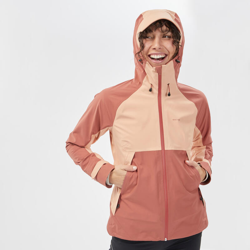 Anuncio Floración alumno Chaqueta impermeable montaña y trekking Mujer Quechua MH500 | Decathlon