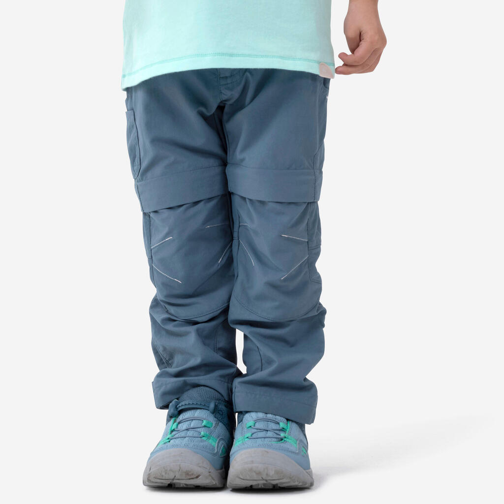 Kids’ Modular Hiking Trousers - MH500 KID Aged 2-6 YEARS