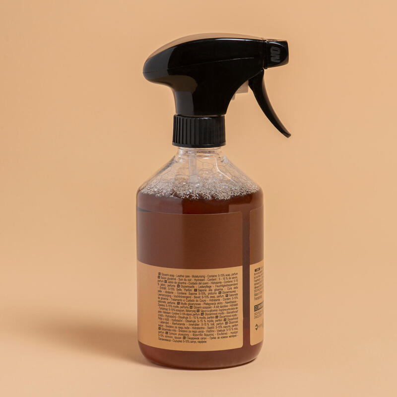 Glycerinové mýdlo ve spreji na kožené jezdecké vybavení 500 ml