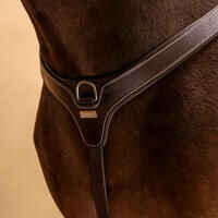 5-Point Hunting Martingale for Horse & Pony - Dark Brown