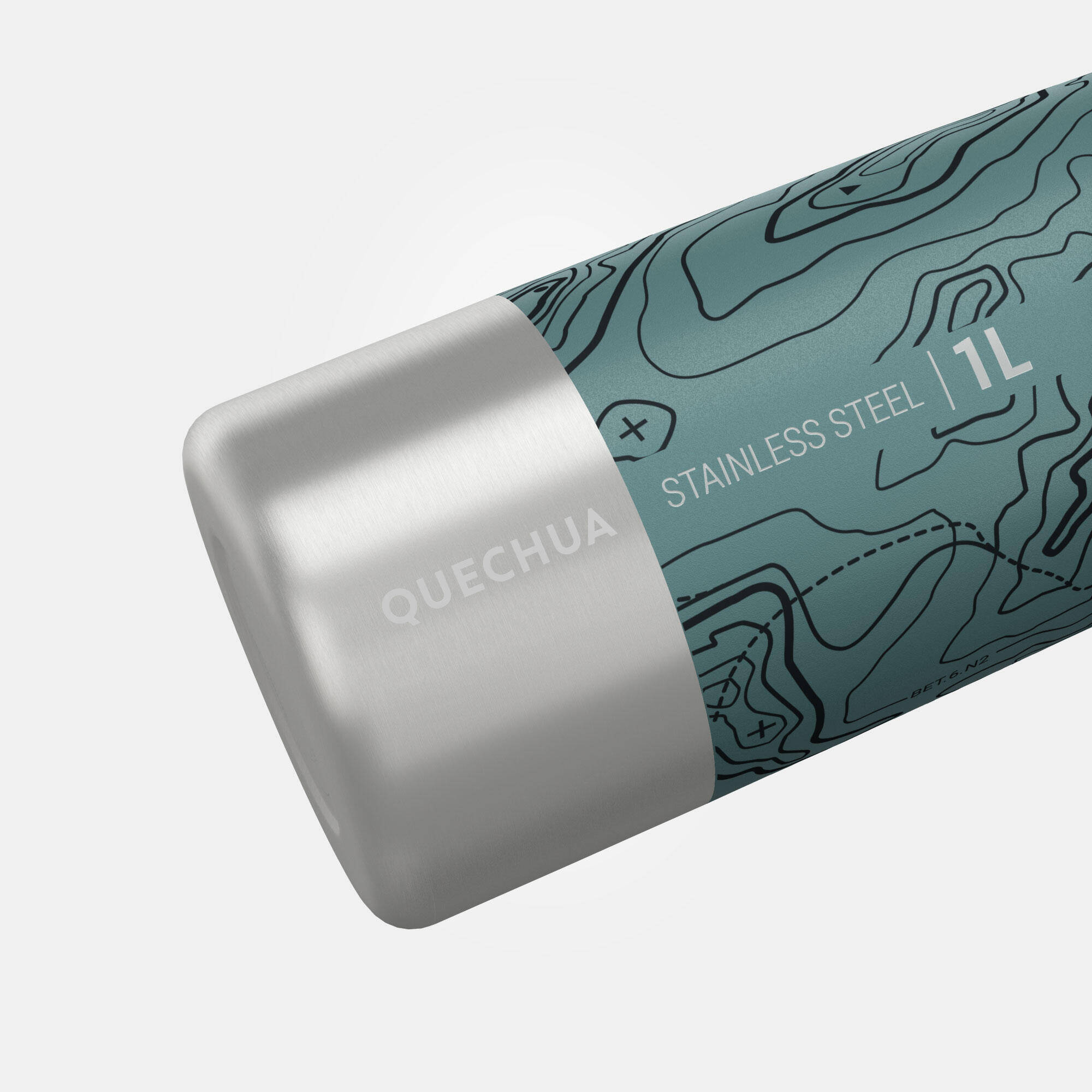 1 L limited edition stainless steel water bottle with screw cap for hiking