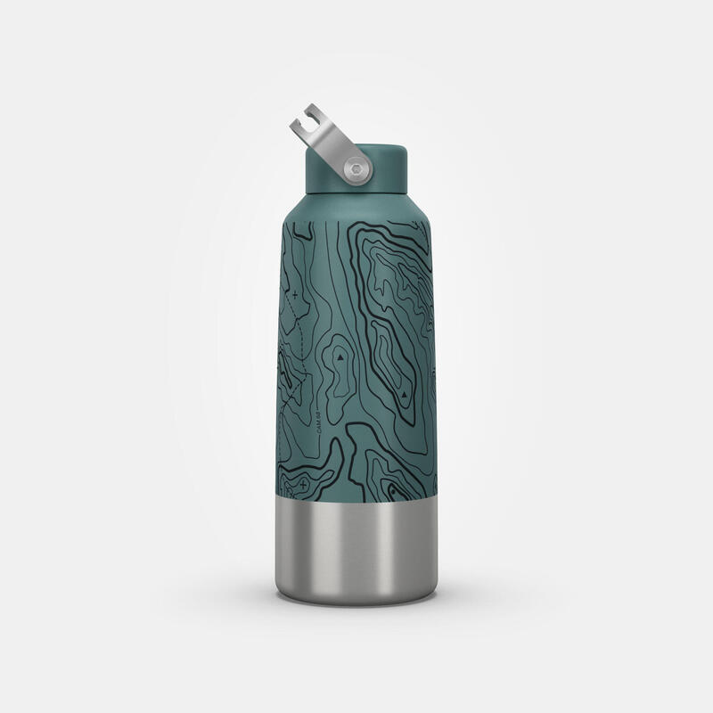 Limited Edition hiking water bottle MH100 screw cap 1L stainless steel