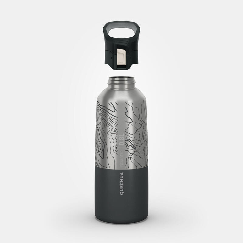 Cantil 900 térmico inox 0,8L tampa de abertura rápida para caminhada