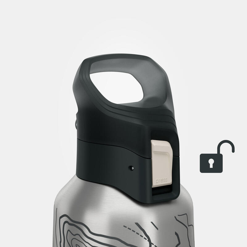Cantil 900 térmico inox 0,8L tampa de abertura rápida para caminhada