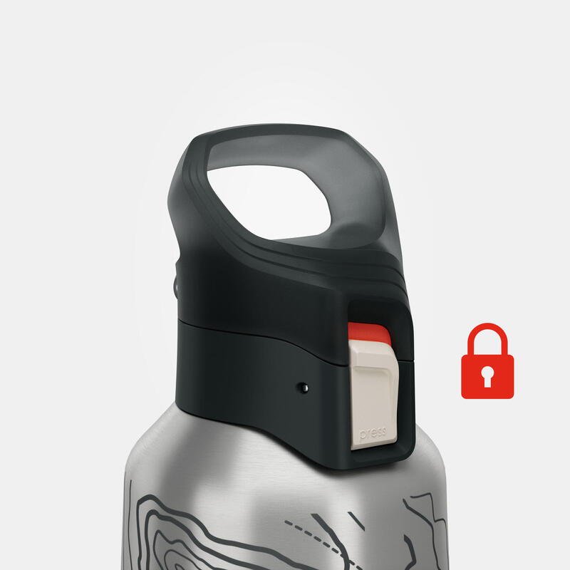 Cantil 900 térmico inox 0,8L tampa de abertura rápida para caminhada