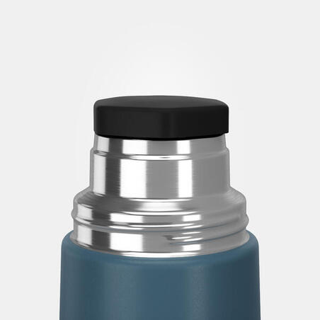 Plava termos-boca od nerđajućeg čelika za planinarenje (1 l)