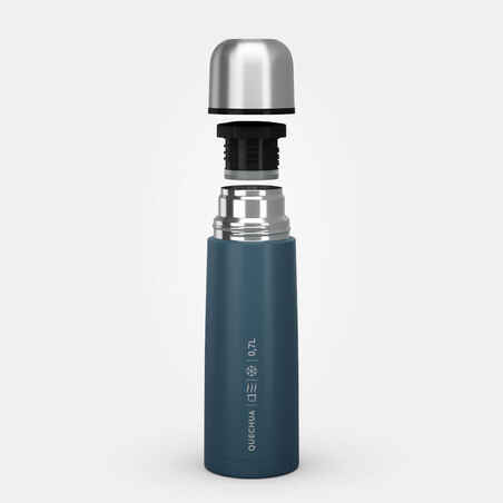 בקבוק נירוסטה איזותרמי לטיולים, 0.7 ליטר – כחול
