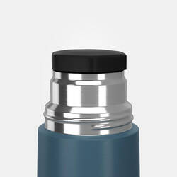 0.7 L stainless steel insulated flask with cup for hiking - Blue