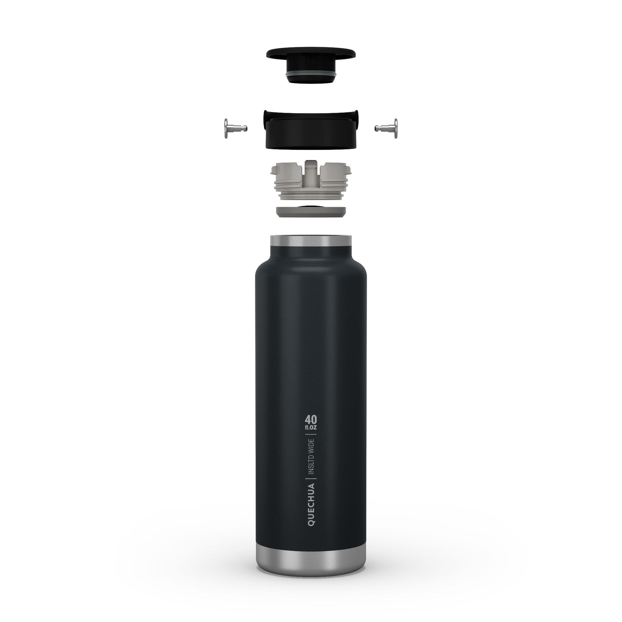 Thermal MH100 bottle (stainless steel, double vacuum wall) 1.2L wide neck, black 9/10