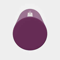 1 L aluminium flask with quick opening cap for hiking - Purple