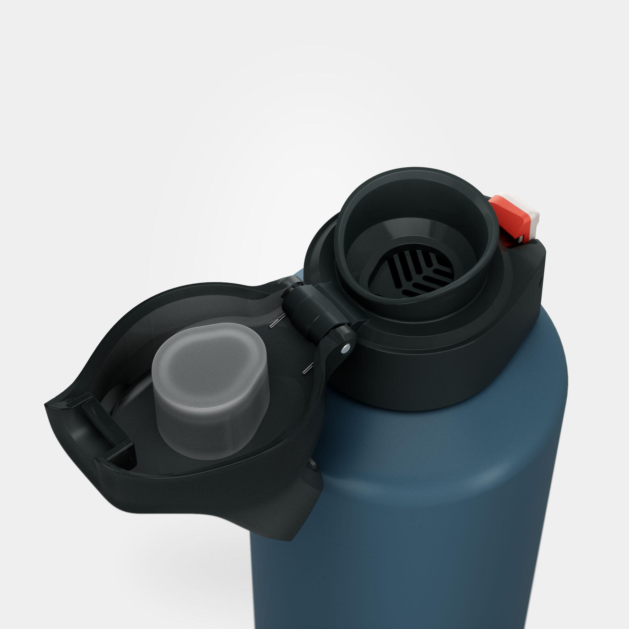 1 L Aluminum Water Bottle - MH 500 - QUECHUA