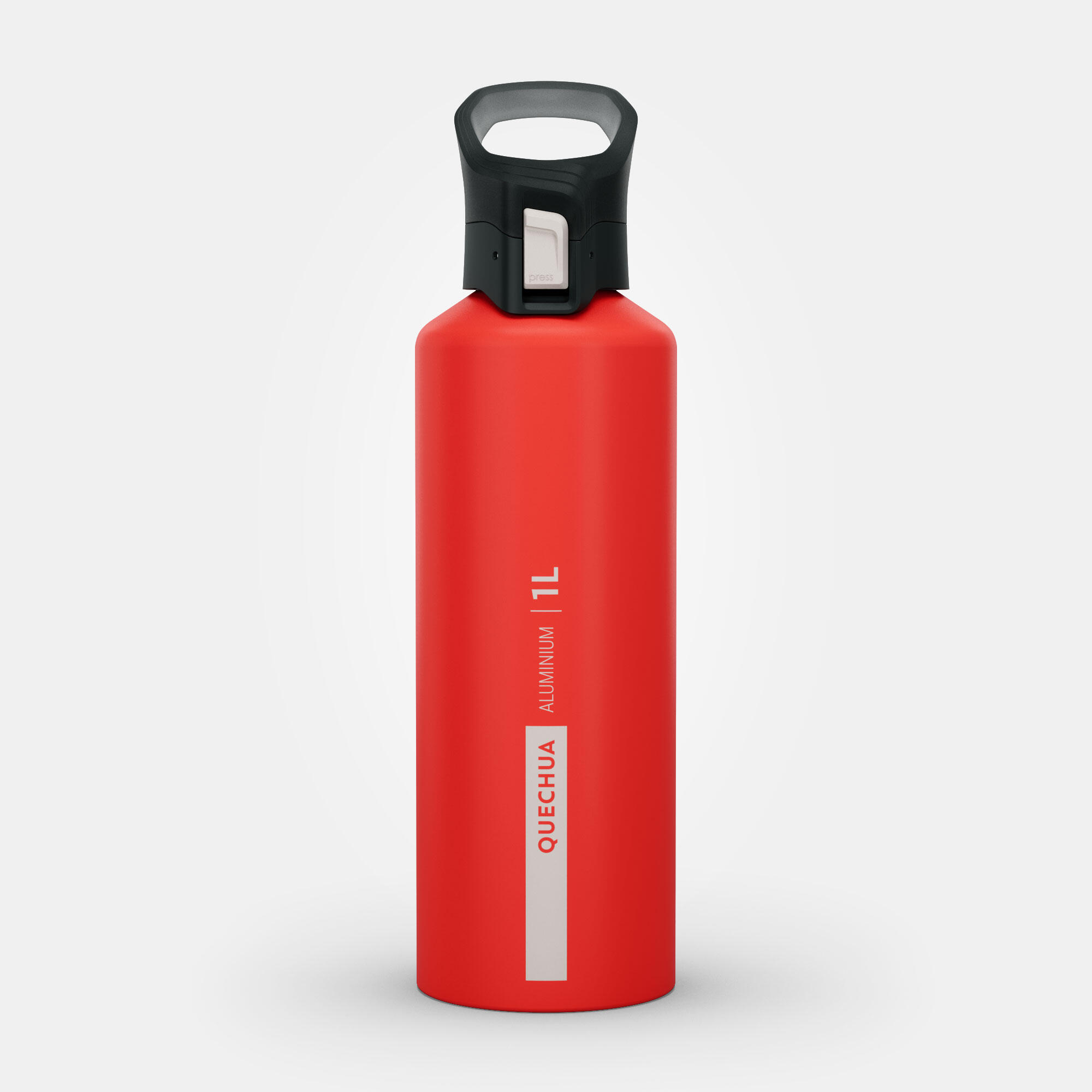 1 L Aluminum Water Bottle - MH 500 - QUECHUA