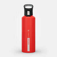 Hiking flask MH500 quick-open cap 1 litre aluminium - red