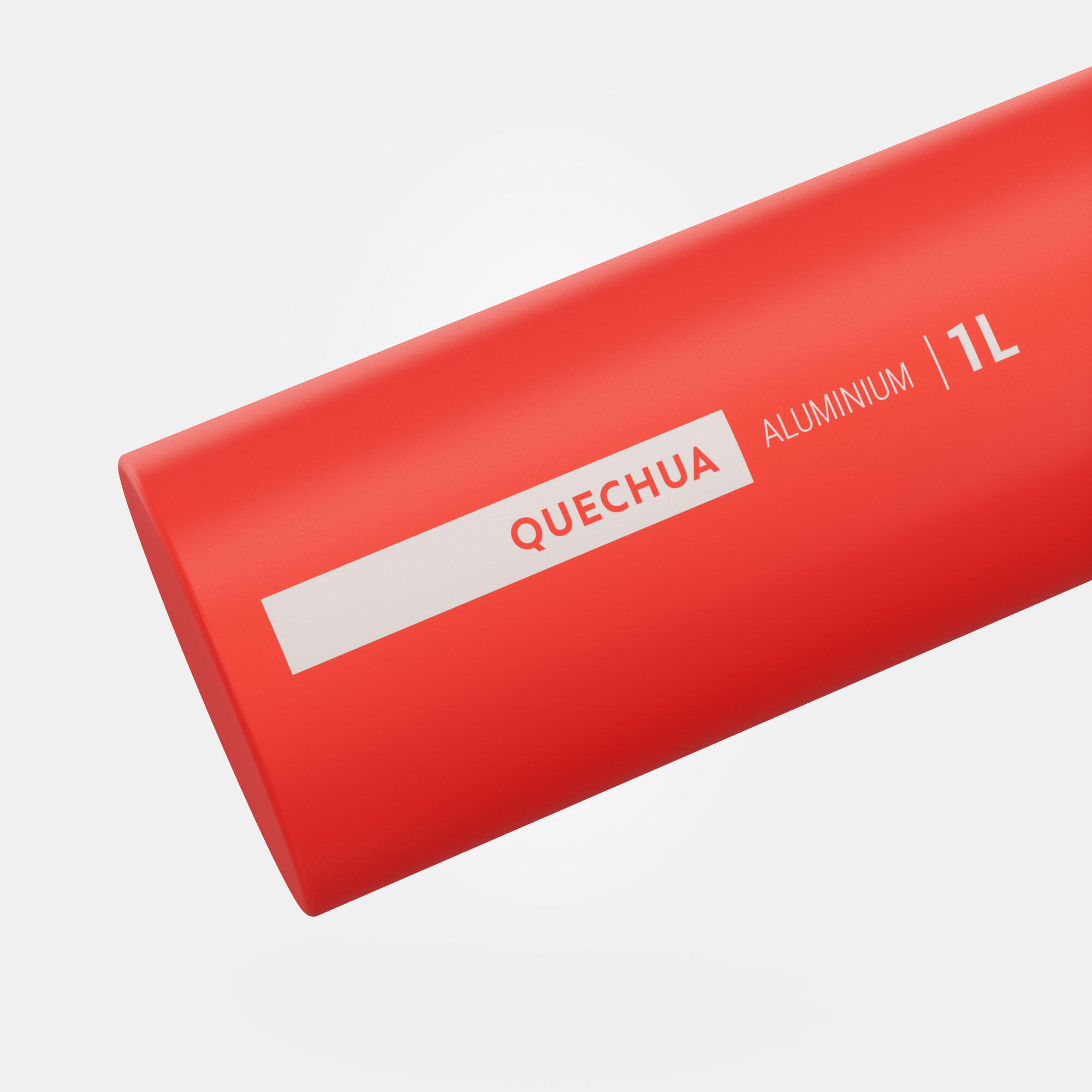 Aluminium Water Bottle with Easy Locking Cap - 1 Litre Sage Red