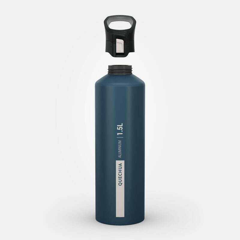 Alüminyum Matara - Hızlı Açılan Kapak - 1,5 L - Mavi - 500