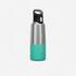 0.8 L stainless steel isothermal water bottle with quick-release cap for hiking 