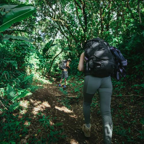 Test terrain Forclaz | Decathlon aux Canaries pour tester le legging