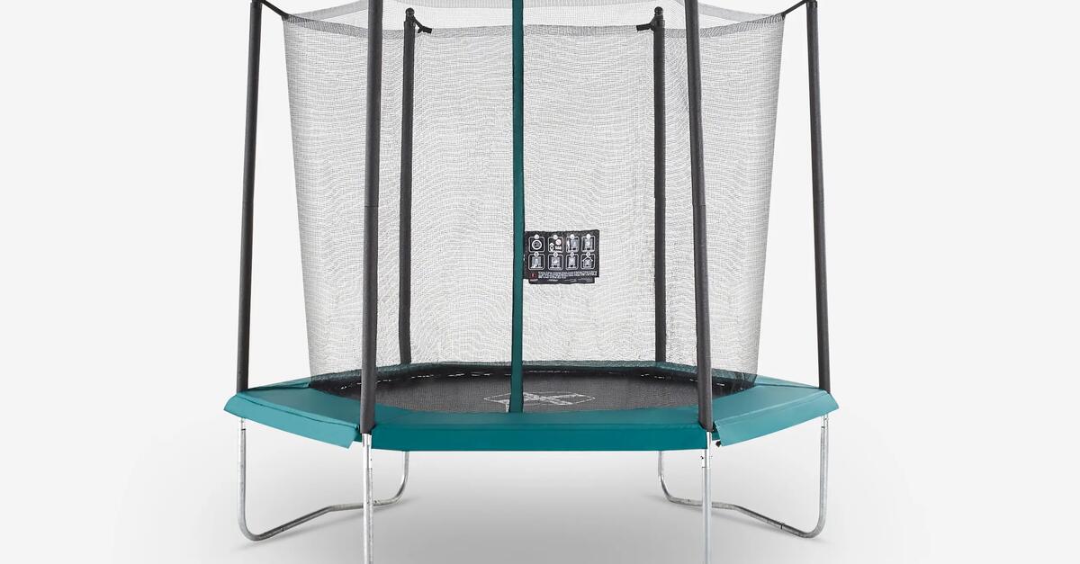 Trampolina 240 Cm (výběru trampolíny, Během skákání, bezpečné skákání, dětí najednou) Trampolina 240 Cm