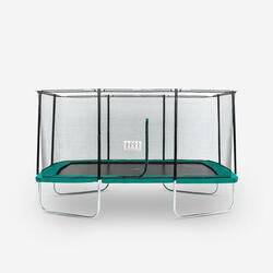 Trampoline rectangulaire 520 avec filet de protection