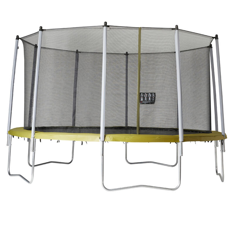14ft Essential 420 Trampoline and Protective Netting - Green