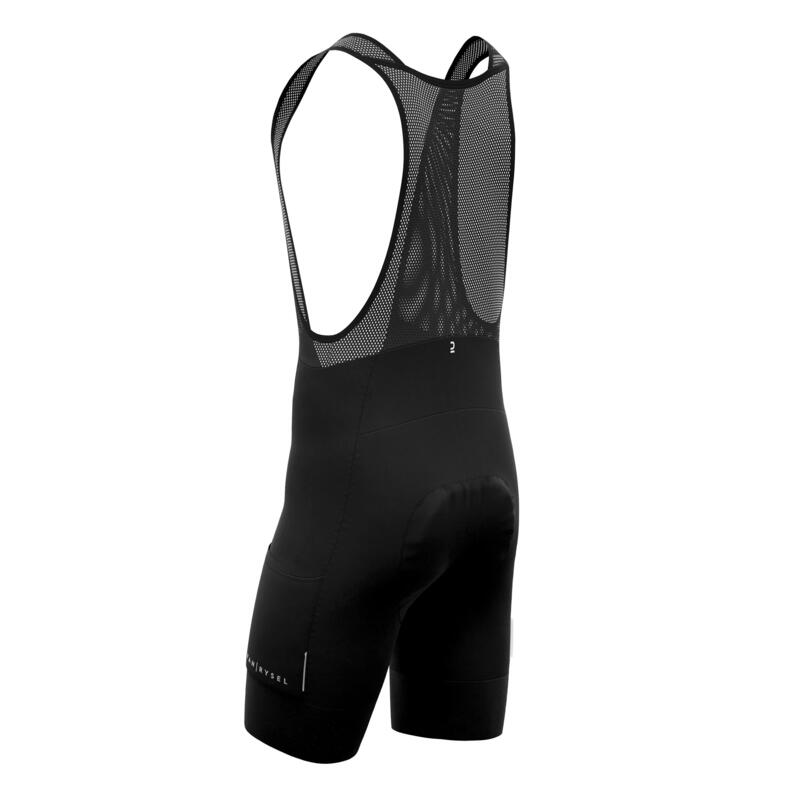 Culotte ciclismo corto con tirantes hombre Endurance negro