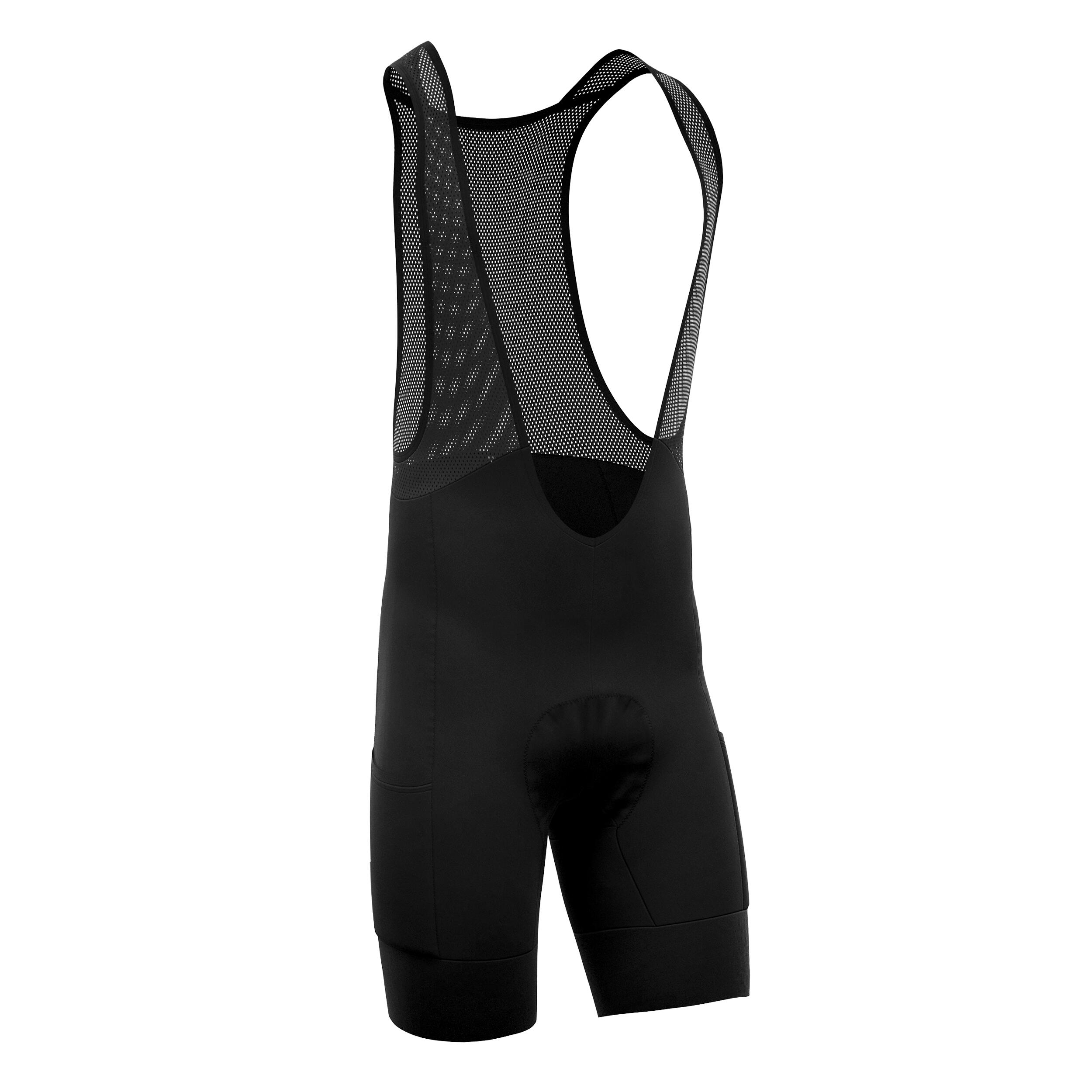 Cykelbyxa Bibshorts Landsväg Rc500 Herr Svart