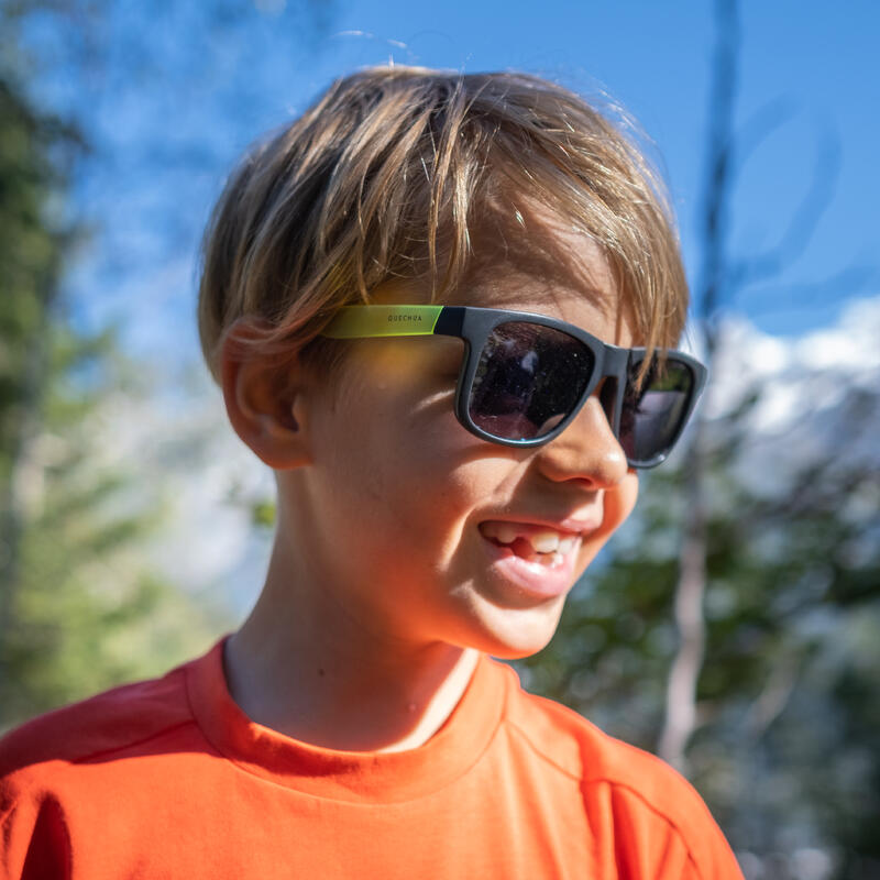 Kids' Hiking Sunglasses MH T140 Age 10+ Category 3 - yellow