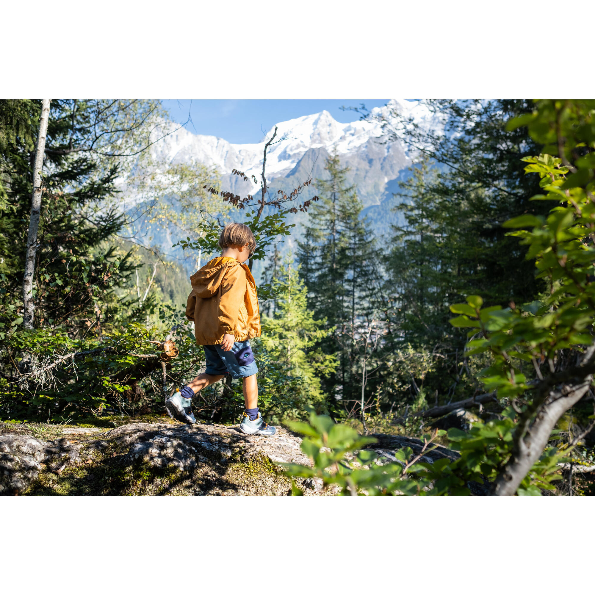 Children's waterproof hiking jacket - MH500 KID - 2-6 YEARS