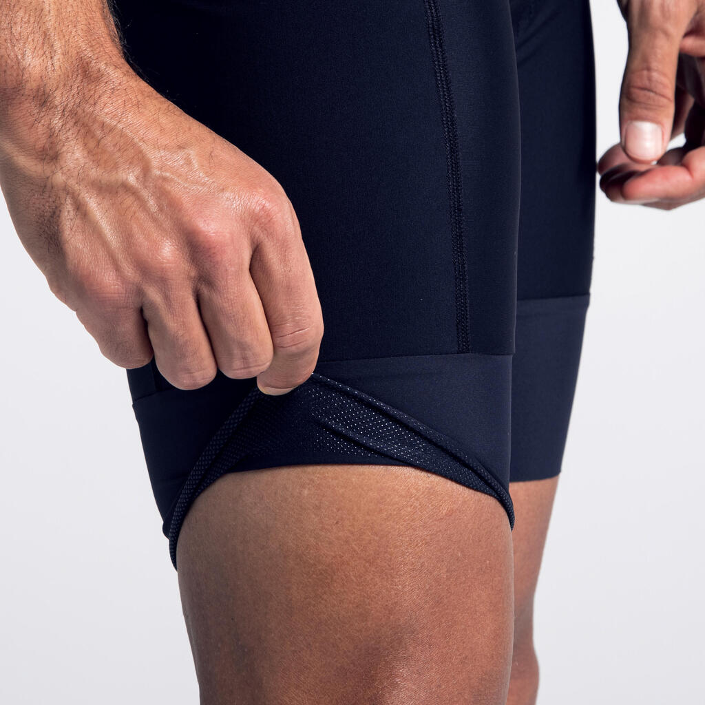 Men's Road Cycling Bibless Shorts RC500 - Navy
