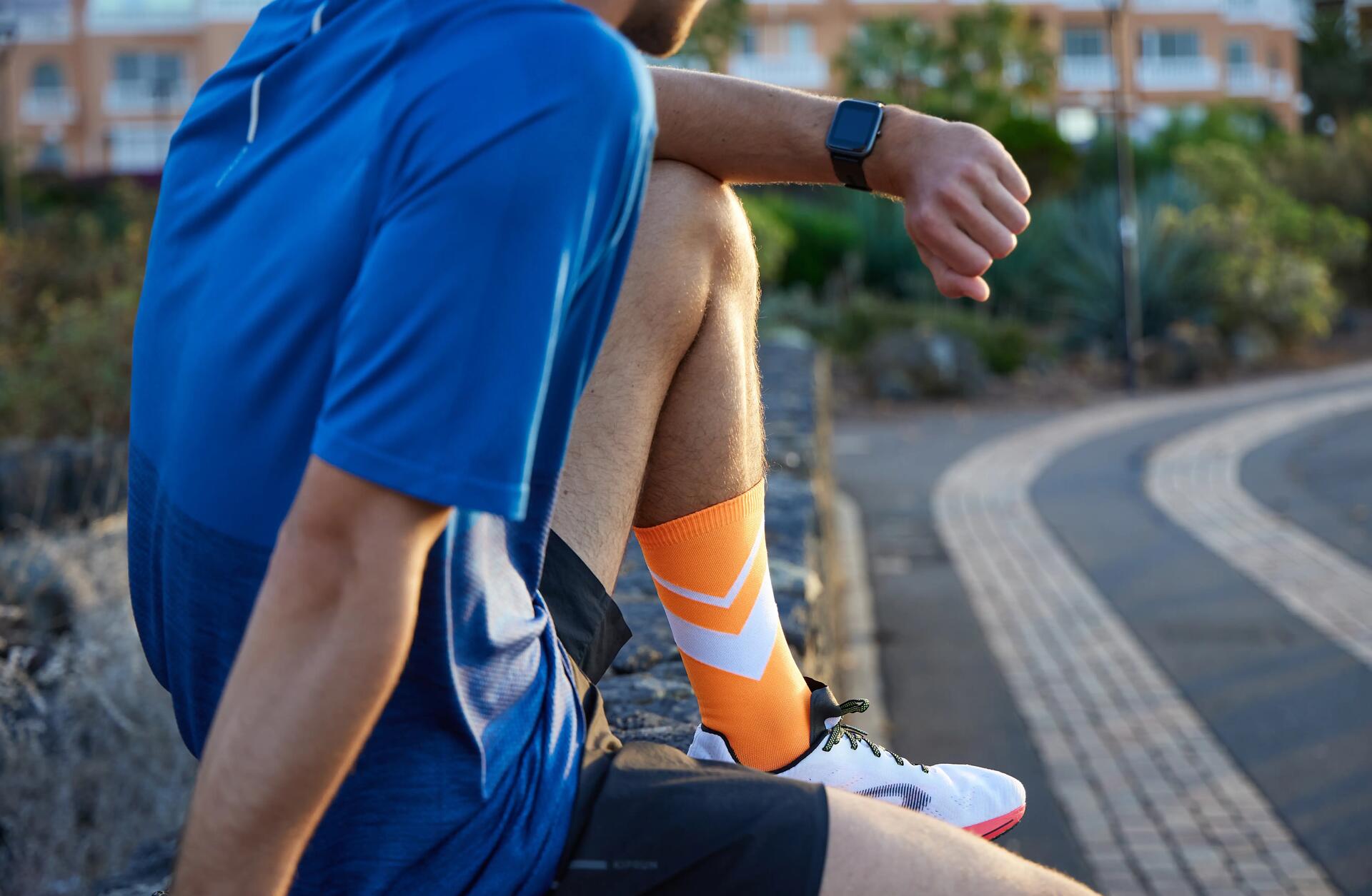 Hardlopen met muziek op sporthorloge