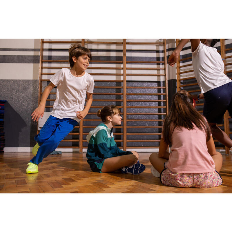 Tricou din bumbac 100% pentru Sport Alb Copii
